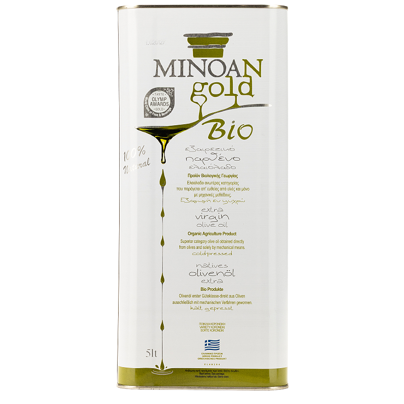 MG HUILE BIO 5L Huile minoan gold bio 5L