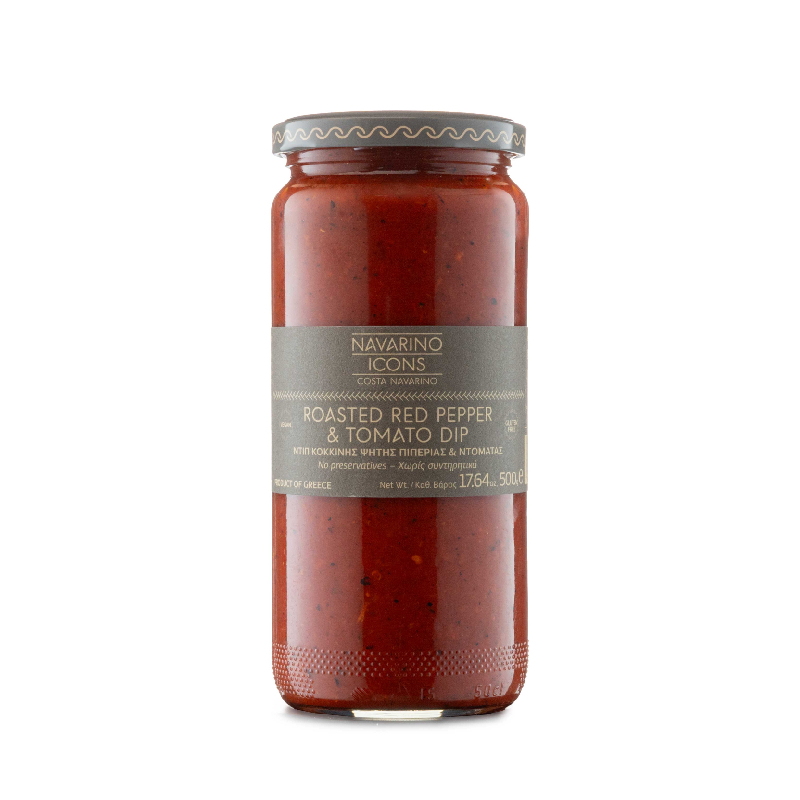 dip tomate poivrons greka icons Dip poivrons/ Tomates