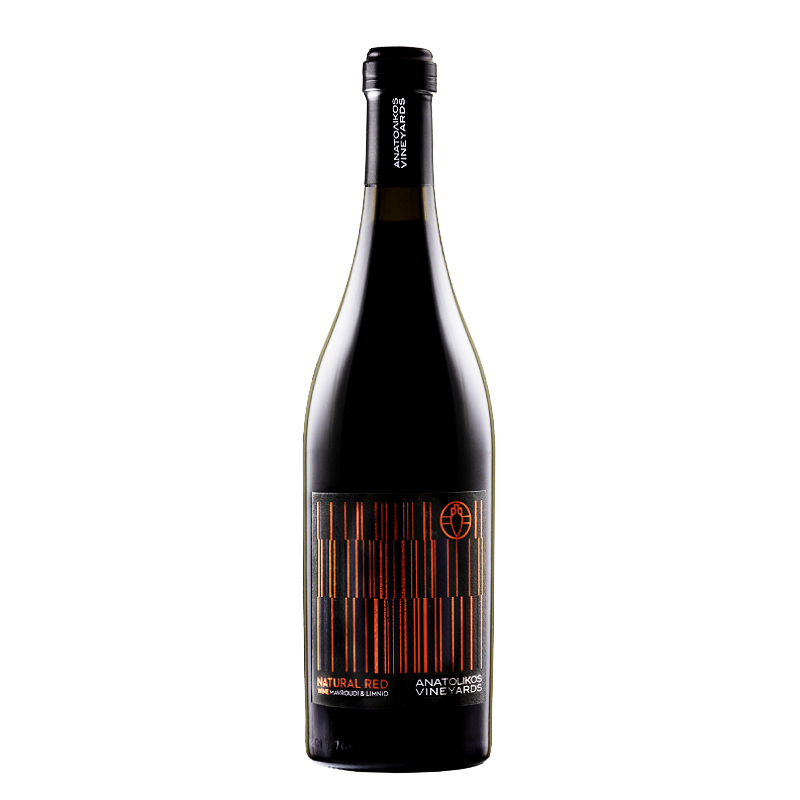 Natural red wine