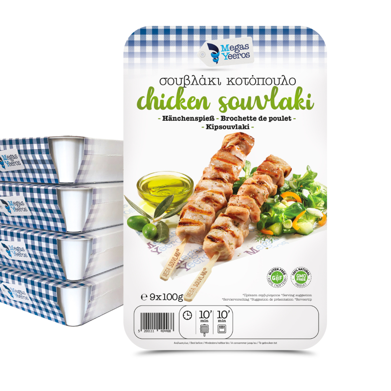mega gyros souvlaki poulet Souvlakia poulet