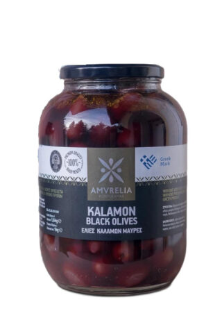 AMVRELIA OLIVES KALAMATA 1KG